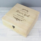 Any Role Floral Wedding Keepsake Box - Gift Moments