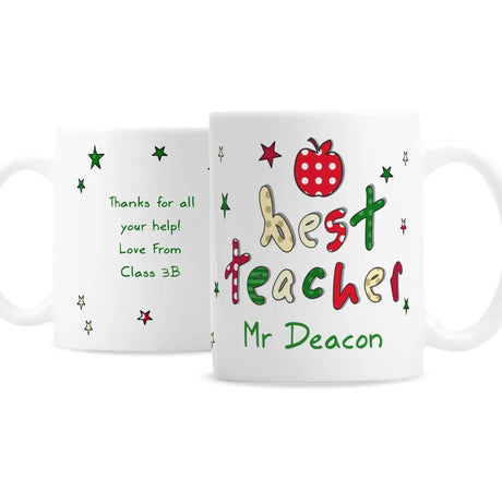 Personalised Best Teacher Mug - Gift Moments