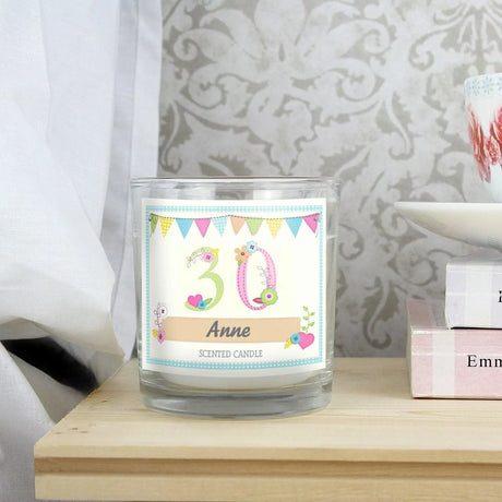 Personalised Birthday Scented Jar Candle - Gift Moments