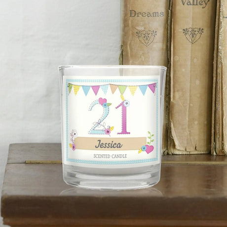 Personalised Birthday Scented Jar Candle - Gift Moments