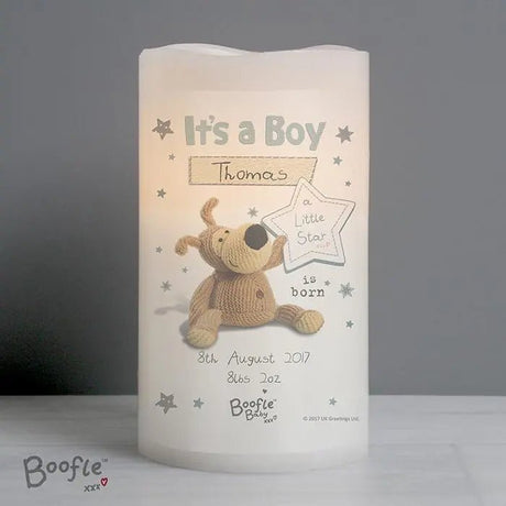 Boofle It's a Boy Nightlight LED Candle - Gift Moments