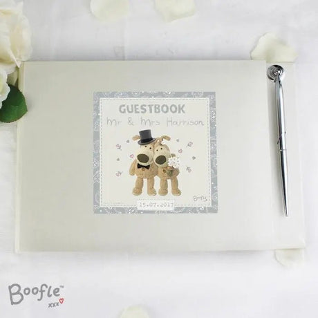Boofle Wedding Guest Book & Pen - Gift Moments