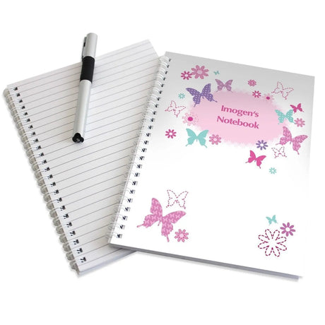Personalised Butterflies Notebook - Gift Moments
