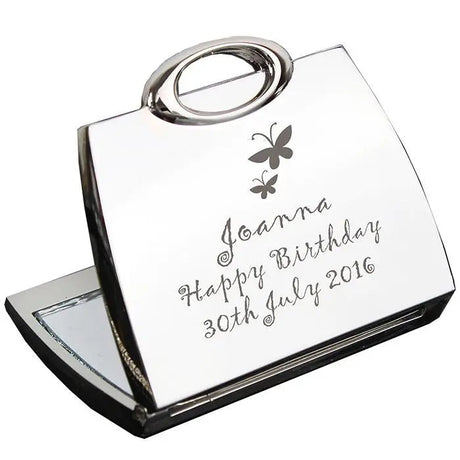 Butterfly Handbag Compact Mirror - Gift Moments
