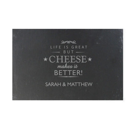 Personalised Cheese Makes Life Better... Board - Gift Moments