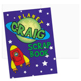 Personalised Childrens Space Rocket Scrapbook - Gift Moments