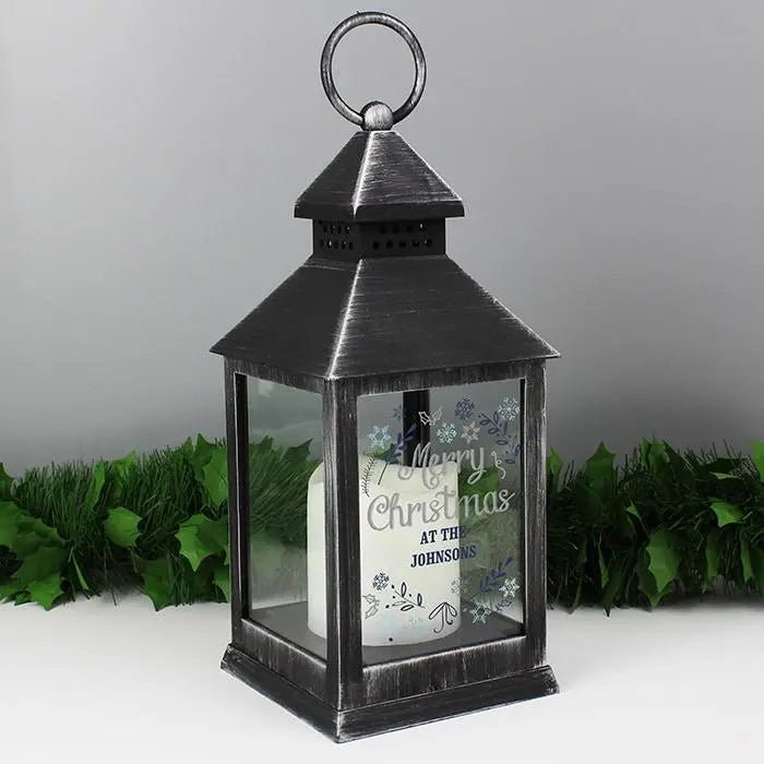 Christmas Frost Flickering Lantern - Gift Moments