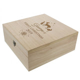Personalised Christmas Large Wooden Keepsake Box - Gift Moments