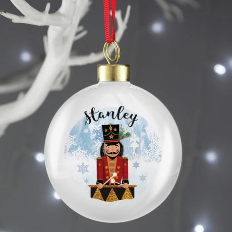 Personalised Christmas Nutcracker Bauble - Gift Moments