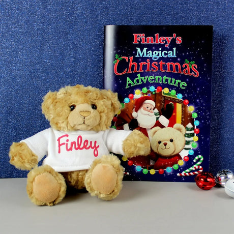Personalised Christmas Story and Teddy Bear - Gift Moments