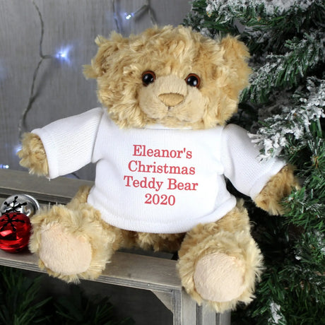 Personalised Christmas Teddy Bear - Gift Moments