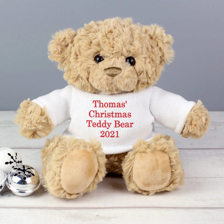 Personalised Christmas Teddy Bear - Gift Moments
