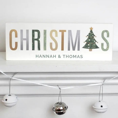 Christmas Wooden Block - Gift Moments