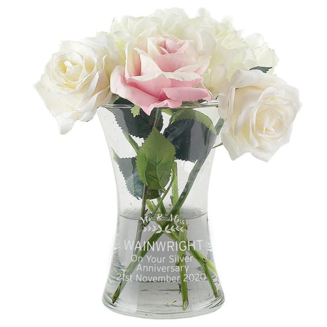 Personalised Classic Design Flowers Vase - Gift Moments