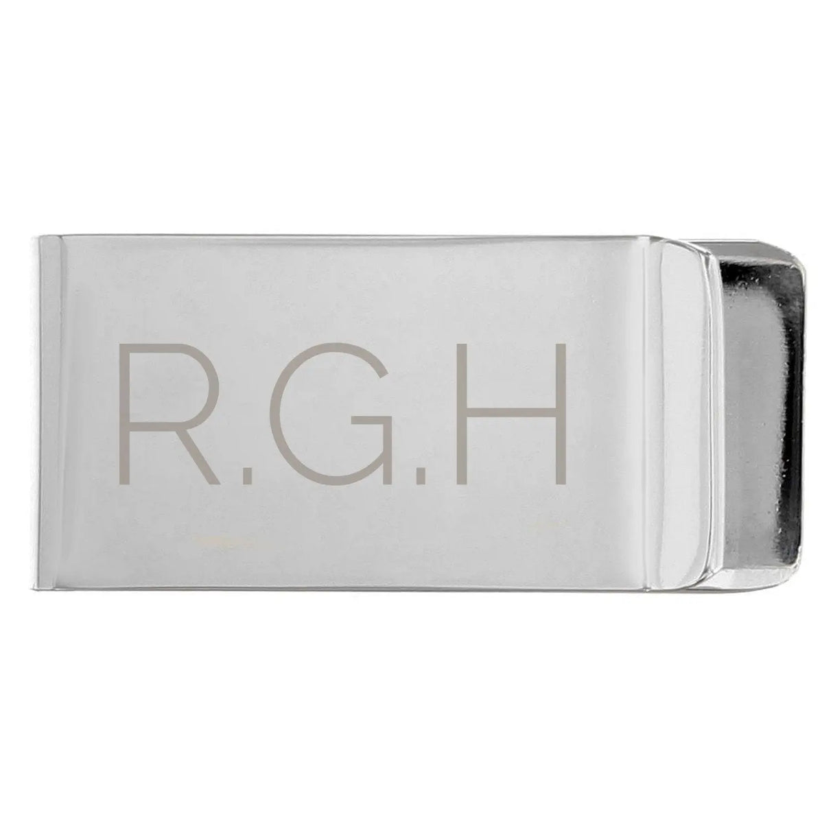 Personalised Classic Initial Money Clip - Gift Moments