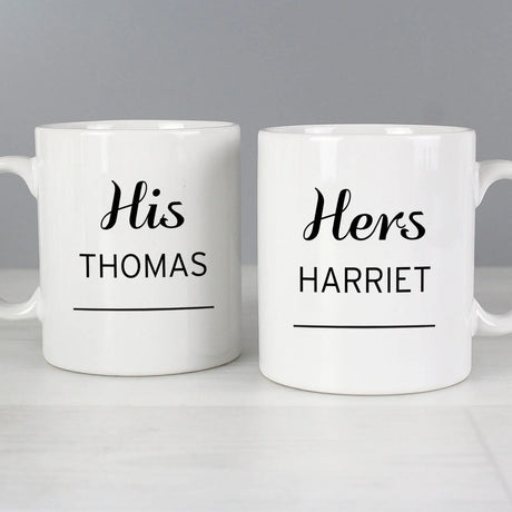 Personalised Classic Mug Set - Gift Moments