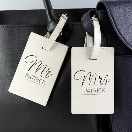 Couples Classic Cream Luggage Tags - Gift Moments