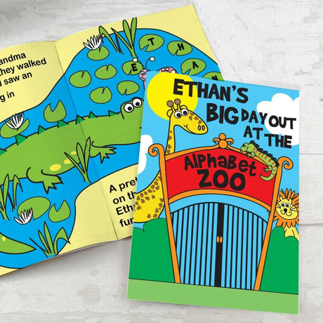 Personalised Day at the Zoo Story Book - Gift Moments