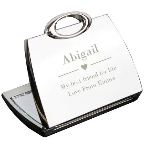 Decorative Heart Handbag Compact Mirror - Gift Moments