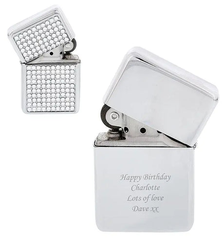 Personalised Diamante Windproof Lighter - Gift Moments