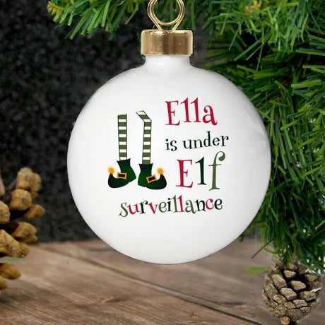 Elf Surveillance Bauble - Gift Moments