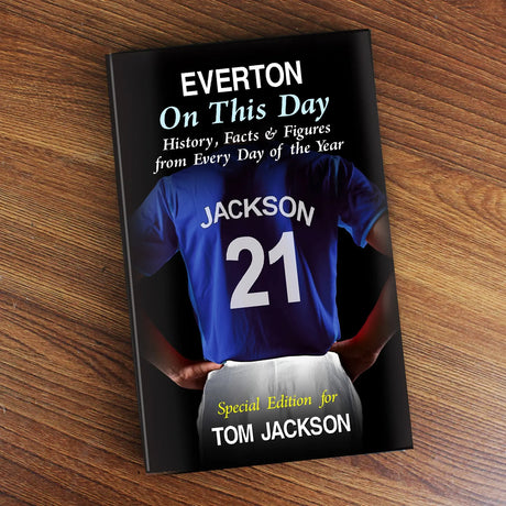 Personalised Everton FC on this Day Book - Gift Moments