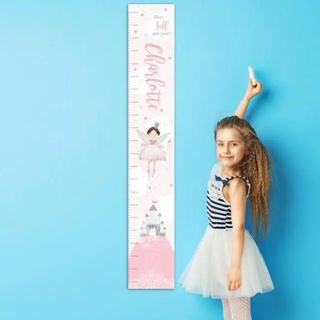 Personalised Fairy Princess Height Chart - Gift Moments