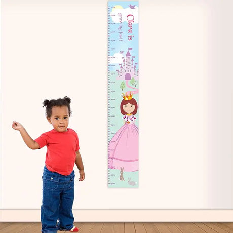 Personalised Fairy Tale Princess Height Chart - Gift Moments