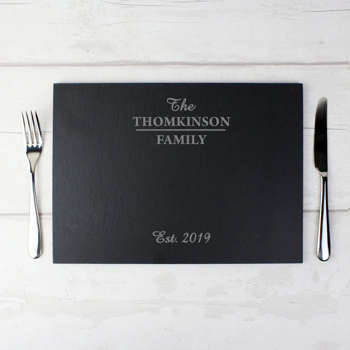 Personalised Family Slate Placemat - Gift Moments