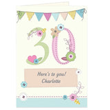 Personalised Female Birthday Carft Card - Gift Moments