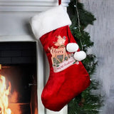 Personalised Festive Fawn Luxury Stocking - Gift Moments
