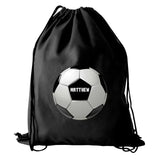 Personalised Football Black Swim & Kit Bag - Gift Moments