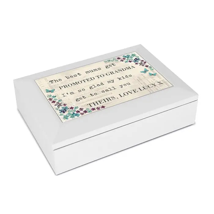 Personalised Forget Me Not Jewellery Box - Gift Moments