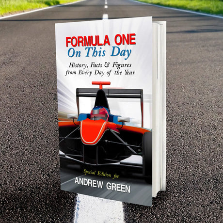 Personalised Formula 1 On This Day Book - Gift Moments