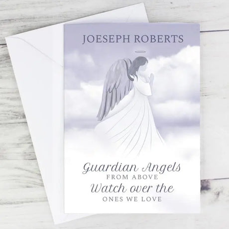 Personalised Guardian Angel Card - Gift Moments