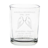 Personalised Guardian Angel Wings Votive Candle Holder - Gift Moments