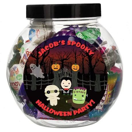Personalised Halloween Sweet Jar - Gift Moments