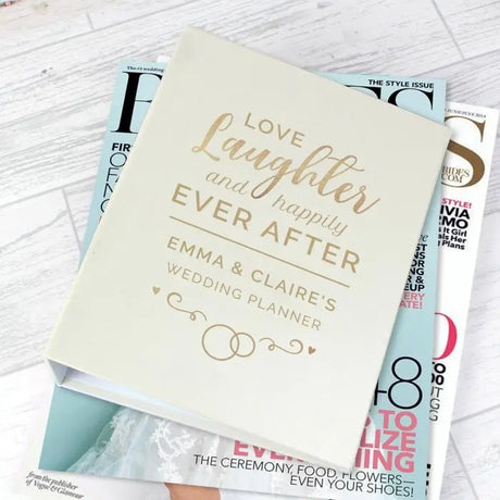Personalised Happily Ever After Wedding Planner - Gift Moments
