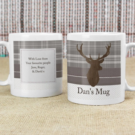 Personalised Highland Stag Mug - Gift Moments