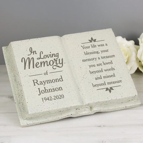 Personalised In Loving Memory Memorial Book - Gift Moments