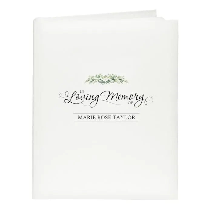 Personalised In Loving Memory Traditional Album - Gift Moments
