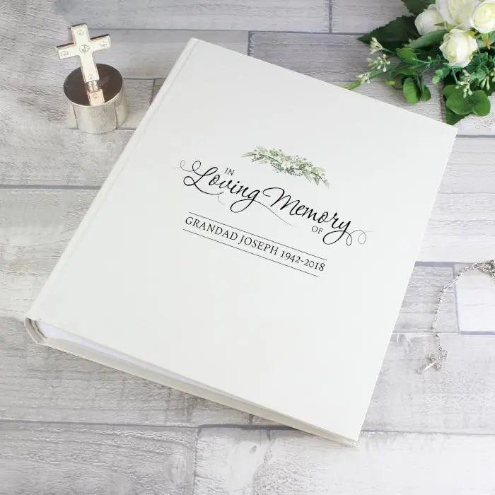 Personalised In Loving Memory Traditional Album - Gift Moments