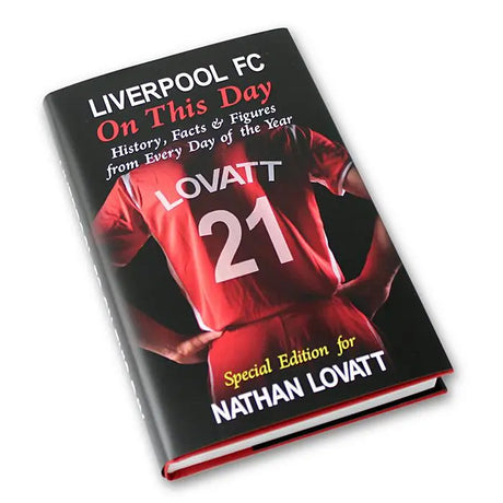 Personalised Liverpool FC On This Day Book - Gift Moments