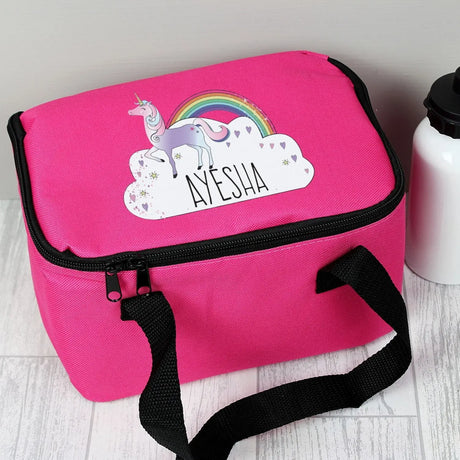 Personalised Magical Unicorn Pink Lunch Bag - Gift Moments
