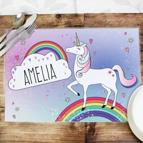 Personalised Magical Unicorn Placemat - Gift Moments