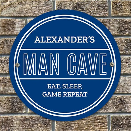 Personalised Man Cave Heritage Plaque - Gift Moments