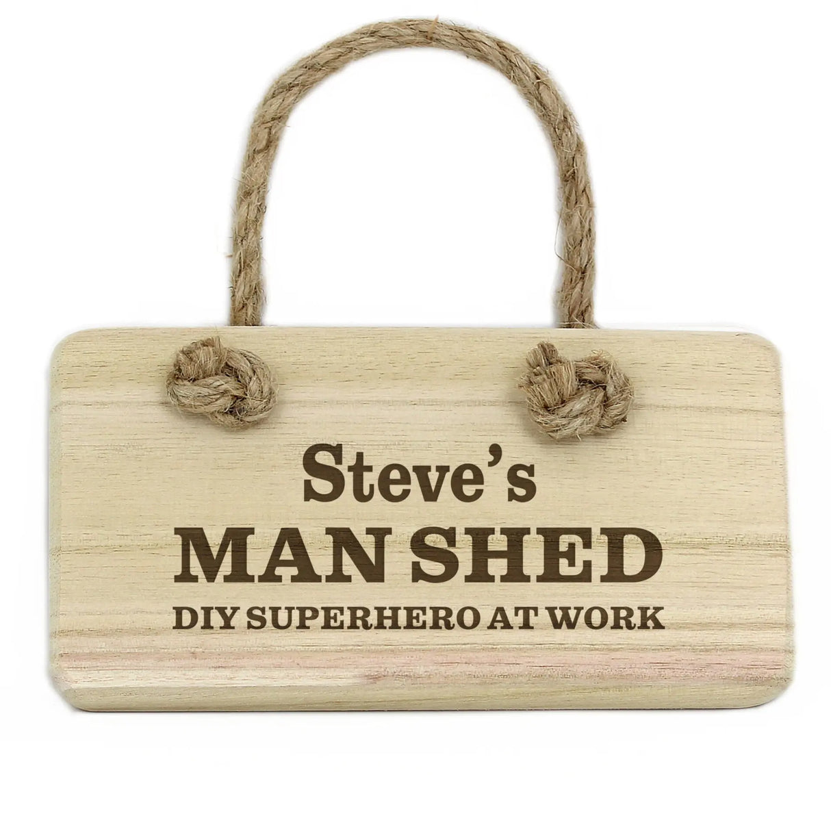 Personalised Man Shed Wooden Sign - Gift Moments
