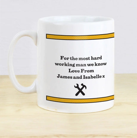Personalised Man at Work Mug - Gift Moments