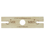 Personalised Married Couple Wine Glass & Bottle Butler - Gift Moments