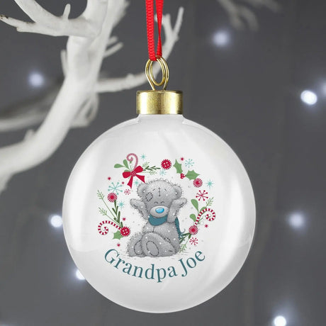 Personalised Me To You 'For Grandad, Dad' Christmas Bauble - Gift Moments